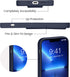 LAUDTEC Silicone Kickstand Case Compatible with iPhone 13 Pro, Vertical and Horizontal Stand Hand Strap Metal Kickstand Cover, Flexible Soft Liqui...