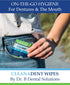 Dr. B Dental Solutions Cleanadent Wipes - Convenient Denture Cleaning Wipes, Refreshes Gums, No Artificial Colors/Flavors - 30 Pack...