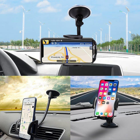 3.93" Car Mount Dashboard Pad Suction Cup Mounting Disk Circular Double Sided Sticky Replacement Adhesive Phone Mount for Windshield Dash GPS Cam ...