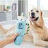 FIRJOY Funny Tumbler Plush Dog Toy - Cute Stanley-Shaped Cup Squeaky Dog Toy for All Dog Breeds and Sizes (Pool)...