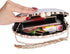 Women Mini Pleated Seashell Evening Clutch Handbag Chain Strap Cross-body Bag...