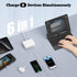 USB C Charger 120W GaN?Multiple USB Charger?3USB-C + 3USB-A? PD Charger, 6 Port USB C Charging Station Compatible with iPhone/Samsung/Google/Table...