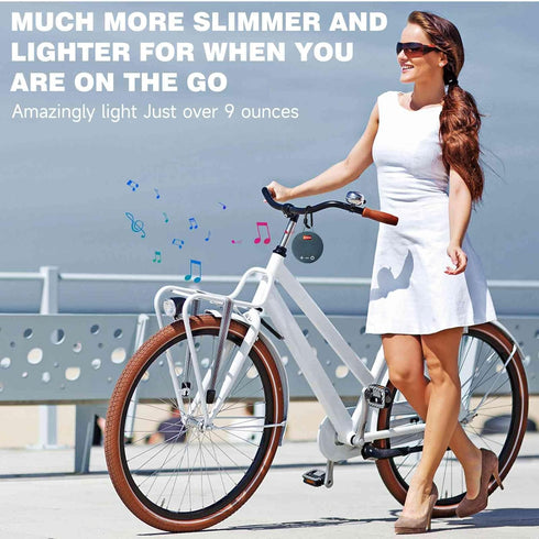 UrbanX Audience Series IPX7 Bluetooth Waterproof Speaker with Clip, 20H Playtime, Compact Speaker with Big Sound, Punchy Bass, Wireless for Beach,...