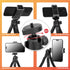 Aureday Cell Phone Tripod, Flexible Mini Tripod with Remote and Cold Shoe, Small Tripod Stand for Video Recording, Vlogging, Compatible with Micro...
