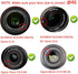 Z50 Lens Cap 46mm Compatible for Nikon Z50 w/NIKKOR Z DX 16-50mm, Compatible for Panasonic Lumix G Vario 14-42mm Lens, 2 Packs...