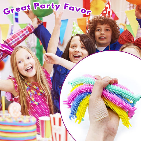 20 Pack Stretchy String Fidget Toys,Sensory Fidget Stretch Toys,Sensory Noodle Strings for Kids Adults Stress Relief,Party Favors...