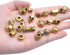 Tibetan Loose Spacer Beads, Mixed 92 Pieces Tibetan Antique Gold Spacer Loose Beads Fit European Charm Bracelet Necklet Jewelry Making...