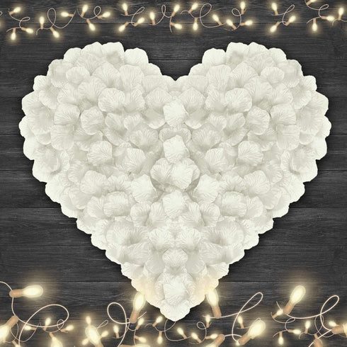4500 Pack White Rose Petals,Artificial Roses Flower Petals for Romantic Night,Valentine's Day and Weddings...