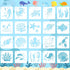 JULMELON Stencils for Painting,20Pcs Sea Life Stencils Sea Animal DIY Pattern Stencils for Painting on Wall Floor Decor DIY Rock Painting Art Proj...