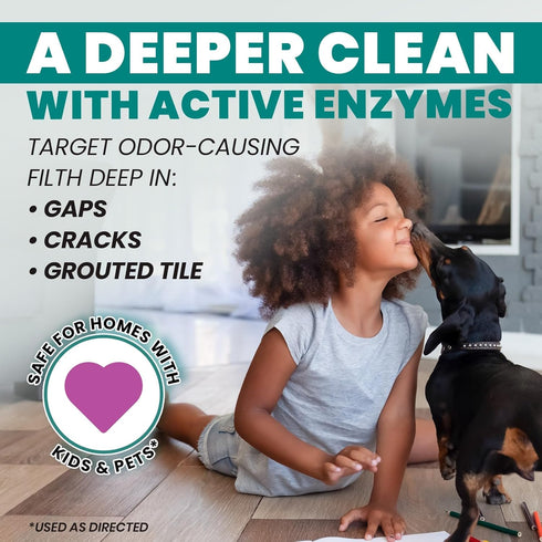 Uncle Todd's Ultra Concentrated Floor Cleaner: 30 Planet-Friendly 100% Dissolvable Sheets, Filth-Fighting Enzymes, Plastic-Free Packaging. Just Dr...
