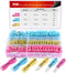 Nilight - 50027R 250 PCS Heat Shrink Spade Connectors Quick Disconnect Wire Connectors Electrical Spade Terminals Heat Shrink Fully Insulated Male...
