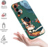 Galaxy S22 Case, Samsung Galaxy S22 Case Slim Shockproof Silica Astronaut Pattern Side Creative Design Samsung S22 Phone Cover-Astronaut Green...