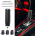 3.3Inch/8.5cm Aluminum Alloy Shifter knob Universal Gear Shifter Knobs with Adapter Fits Most Car(Black)...