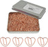 Heart Paper Clips Rose Gold Paper Clips Cute (100 Pcs, Rose Gold)...