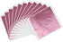 Pink Gold Leaf Sheets,100 Sheets 3.15" Baby Pink Gilding Gold Foil for Paintings, Arts Crafts, Nail Deco, Furniture...
