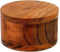 Acacia Wood Salt or Spice Box with Swivel Cover perfect for keeping table salt, gourmet salts, herbs or favorite seasonings, close at hand on your...