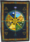 Pagan Wheel of The Year Tapestry, Calendar Natural Cycle Cotton Tapestry 52" x 76"...