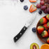 BEZIA Peeling Paring Knife 2.75 inch, German High-Carbon Steel, Fruit Knife Kitchen Knife with Ergonomic and Full Tang Handle, Black...