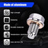 UGSHY Pack-1 M12x1.25 Aluminum Engine Oil Drain Plug with 5 PCS Gaskets, Oil Sump Heavy Duty Drain Plug, Fits for Leak-Proof Replacement of Qashqa...