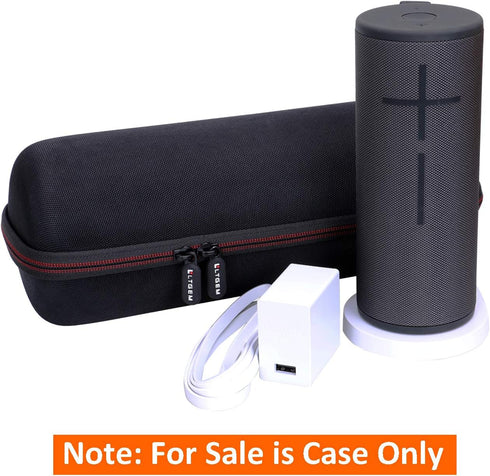 LTGEM Hard Case for ???????????????? ???????? ???????? ?? Ultimate Ears Boom 3 Portable Waterproof Bluetooth Speaker and Charger Dock(Black+Black)...
