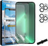 [3+2 3 Packs Hydrogel Film Screen Protector(Not Glass) + 2 Packs Tempered Glass Camera Lens Protector For iPhone 13 Pro...