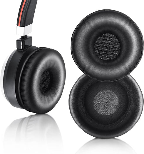 Ear Pads for Jabra Evolve 20 20se 30 30II 40 65 65+Replacement Ear Cushion Foam Cover Compatible with Jabra Evolve 20 30 40 65 Headphone (Black ea...