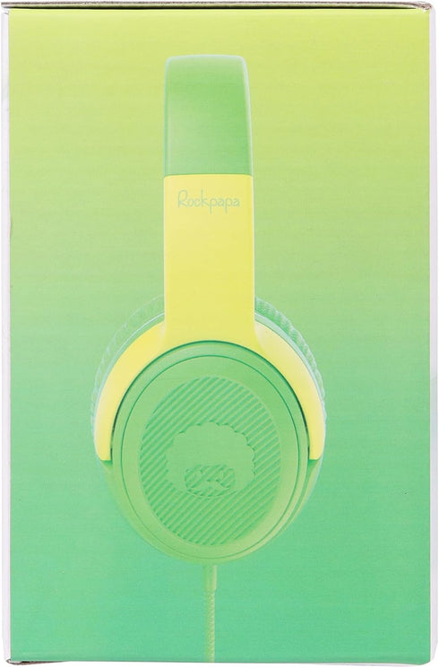 rockpapa Share 1 Kids Headphones Wired with Microphone & Share Port, 85dB/94dB Volume Limited, Cute Foldable Student Child Boys Girls Headphones f...
