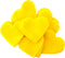 Playfully Ever After 1 inch Felt Hearts 200pc - Yellow...