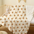 Fluffy-Backed Swaddle Blankets Baby Double Layer Muslin 100% Cotton Front Nursery Plush Dotted Fleece Back Receiving Bed Quilt Blanket for Unisex ...