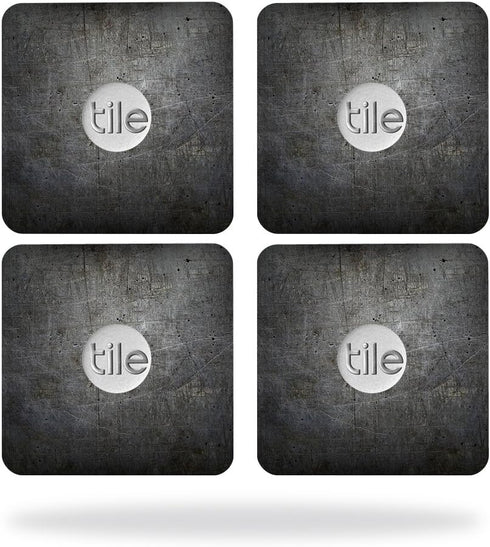 MightySkins Skin Compatible with Tile Slim Key Finder (4 Pack) wrap Cover Sticker Skins Scratched Up...