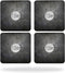 MightySkins Skin Compatible with Tile Slim Key Finder (4 Pack) wrap Cover Sticker Skins Scratched Up...