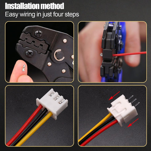 Twidec/500PCS 2.54mm JST Connector Kit with 2/3/4/5/6 Male and Female Pin Housing Connector Adapter Plug and 2.54mm Female Pin Header Wire Termina...