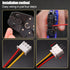 Twidec/500PCS 2.54mm JST Connector Kit with 2/3/4/5/6 Male and Female Pin Housing Connector Adapter Plug and 2.54mm Female Pin Header Wire Termina...