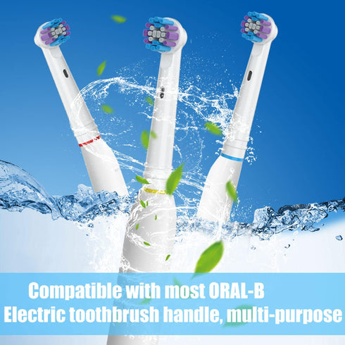 Toothbrush Replacement Heads Compatible with Oral B Braun?Pack of 16 Professional Electric Toothbrush Heads for Oral-B 7000/Pro 1000/9600/ 5000/30...