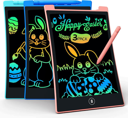 KOKODI Kids Toys 3 Pack LCD Writing Tablet, Colorful Toddler Drawing Pad Doodle Board Erasable, Educational Learning Toys Birthday Gifts for Boys ...