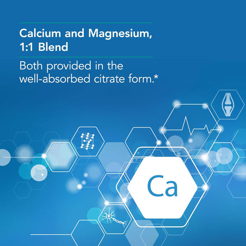 Nutricology Calcium Magnesium Citrate Supplement - Bone Health, with Calcium Citrate, Pure, Well-Absorbed, Vegetarian Capsules - 100 Count...