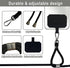 Phone Lanyard Cell Phone Neck Strap Crossbody with 3 Phone Tether Tabs Phone Patches, 2x Adjustable Thick Rope Lanyards Phone Holder Cell Phone La...