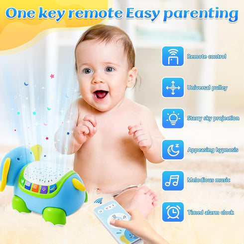Musical Crawling Baby Toys,Baby Toys Toddler Toys with Music Light and Projector,Infant Toy for Toddler Boy Girl,Baby Toddler Boy Toys Baby Toy Gi...