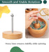 Tilhumt Bead Spinner for Jewelry Making, Effortless Rotating Wooden Clay Bead Spinner with 2 Big Eye Beading Needles and 3000 Seed Beads, Beading ...