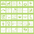 30pcs Baby Shower Stencils, Fabric Stencils for Clothes Phrases Animals Patterns Templates Baby Stencils for Painting Baby Shower Stencils for One...