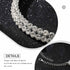 Rhinestone Choker Necklace Silver Chokers Crystal Layered Necklaces Sparkly Prom Party Collar Neck Jewelry for Women...