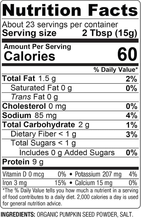 BareOrganics Pumpkin Protein Powder, 12 oz...