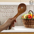 Wooden Ladle. Long Handle Ladle Utensils for Soup.for Kitchen Cookware, Cooking Ladle Spoon 10 inch Serving Spoon...