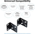 MokerLink Rack Mount Kit for 17.3 inch Wide Switches, Adjustable Hole Distance 14-29mm, 0.5-1.14inch, Compatible for Some Cisco, NETGEAR, Dell, D-...
