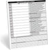 Real Estate Agent Supplies - Daily Planner Task List Notepad. Simple one page document with calendar, task lists, call and mileage log. Keep organ...