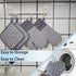 Oven Mitts and Pot Holders Sets 6pcs, Thick Cotton Oven Gloves High Heat Resistant 500?with Extra Long Oven Mitts and Hot Pads Potholders with Non...