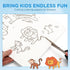 CELION Coloring Paper Roll for Kids, Toddler Drawing Paper Roll, 12 Inches x 30 Fee, 2 Rolls (Animal)...