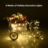 300 LED Fairy Lights Plug in - 100ft Waterproof Twinkle Lights for Bedroom, Outdoor & Indoor, 8 Modes Timer String Lights with Adapter - Warm Whit...