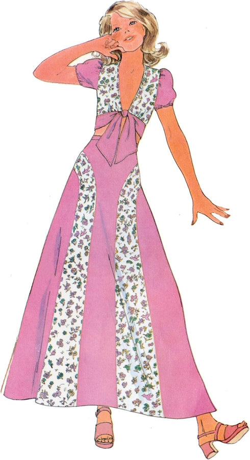 McCall's Misses' 1970's Vintage Top and Skirt Sewing Pattern Kit, Design Code M8431, Sizes 8-10-12-14-16...
