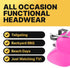 Fairly Odd Novelties Beer Soda Guzzler Helmet Drinking Party Hat, Pink...